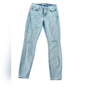 Seven7 Ladies Weekend Slim Fit Jean Five Points Distressed Size 2